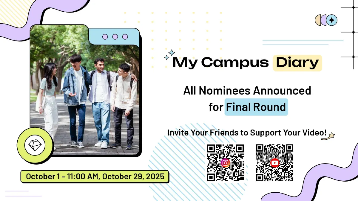 2025 Study in Taiwan "My Campus Diary" Short Film Contest – All Nominees Announced for Final Round